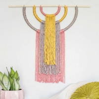 A Beautiful Mess Yarn Wall Art